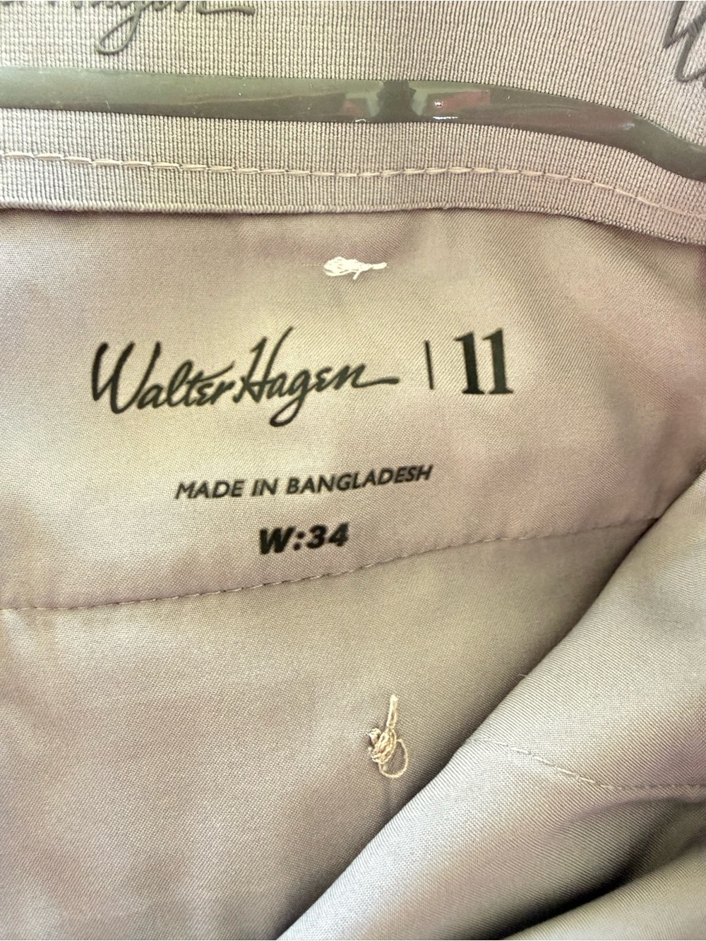 Walter Hagen Light Taupe Golf Pants with Elastic Stretch